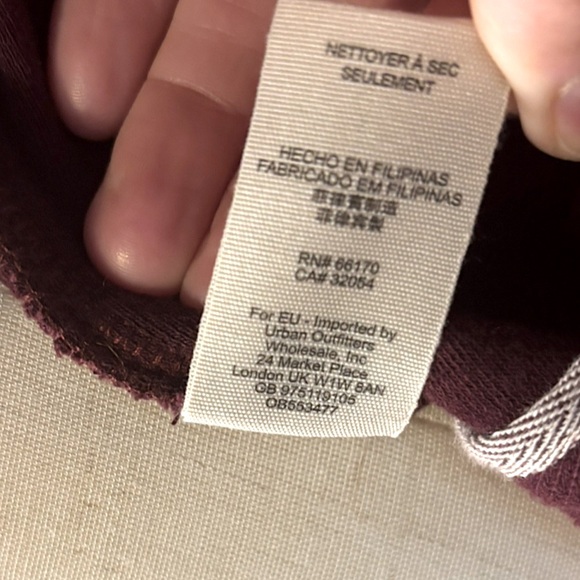 FREE PEOPLE Flared and Femme Jacket Size Small Sangria Like New - Picture 13 of 13